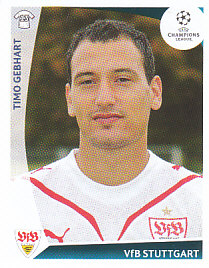 Timo Gebhart VfB Stuttgart samolepka UEFA Champions League 2009/10 #458
